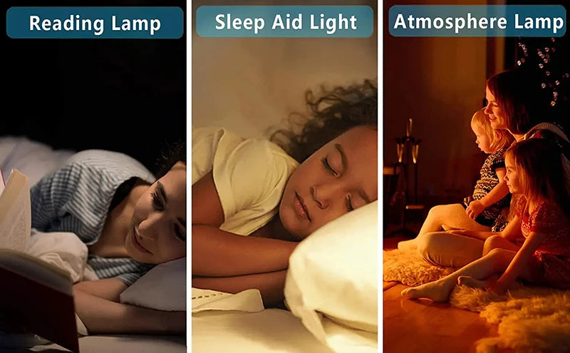 Alarm Clock, Wake Up Alarm Clock Light with Sunrise/Sunset Simulation Dual Alarms FM Radio Nightlight 7 Colors Natural Sounds Snooze