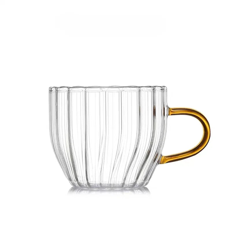 Coffee Teapot, Glass Kettle Pots Teapot Kawaii Color Pumpkin Thermal Water Bottle 1000ml with Cup Moka Pot Home Appliance Kitchen Accessories