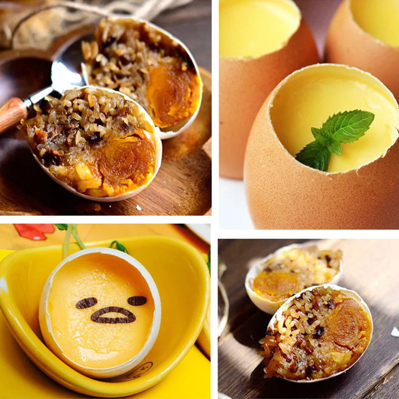 Egg Topper Cutter Metal Egg Scissors Boiled Raw Opener Creative Kitchen Tool Gadgets Accessories Cool Gadgets, Stainless Steel
