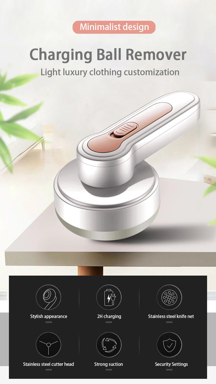 Portable Electric Lint Remover or lint roller From Sweater Clothes Hair Ball Trimmer Fuzz Pellet Cut Fluff Machine Fabric Shaver Home Appliance