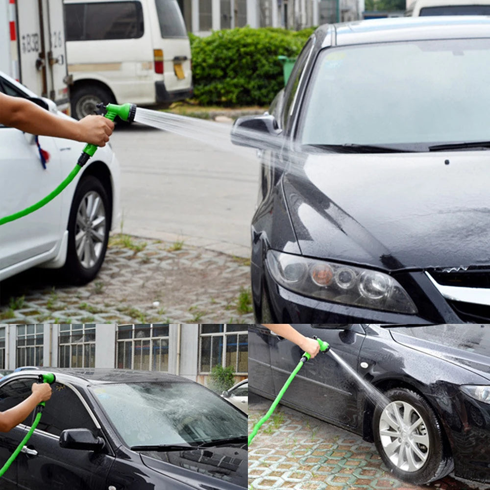 Garden Hose, Expandable Magic Hose, High-Pressure Car Wash, 7Water Spraying Functions, Water Gun, Home Garden Watering Hose