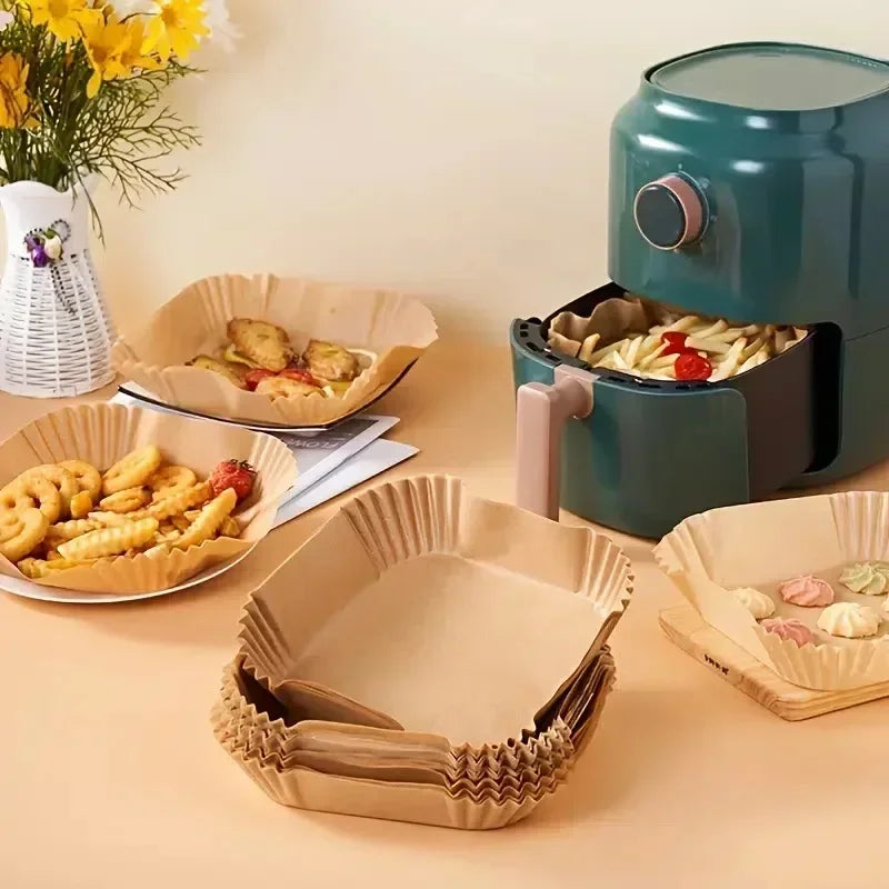 Air Fryer Liner Fryer Air Accessories Aerogrill Parchment Disposable Liner Non-Stick Parchment Baking Oven Paper Accessories