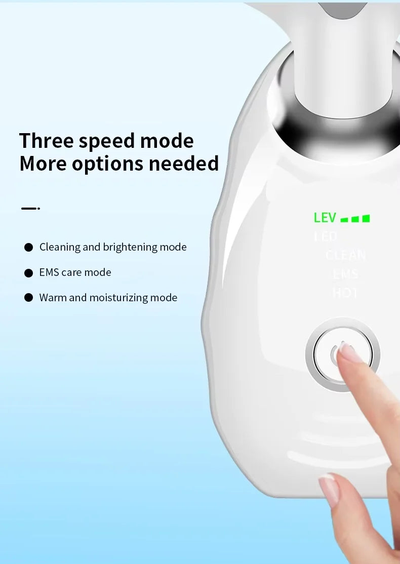 facial Microcurrent, Chin Lifting Face Neck Beauty Device LED Photon Firming Rejuvenation Anti Wrinkle Skin Care Facial Massager