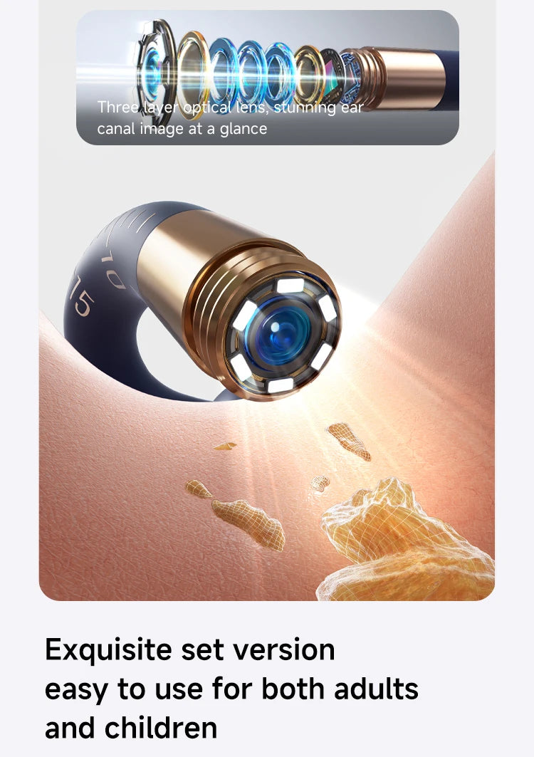 Wireless Ear Wax Removal Kits Cleaner with Camera