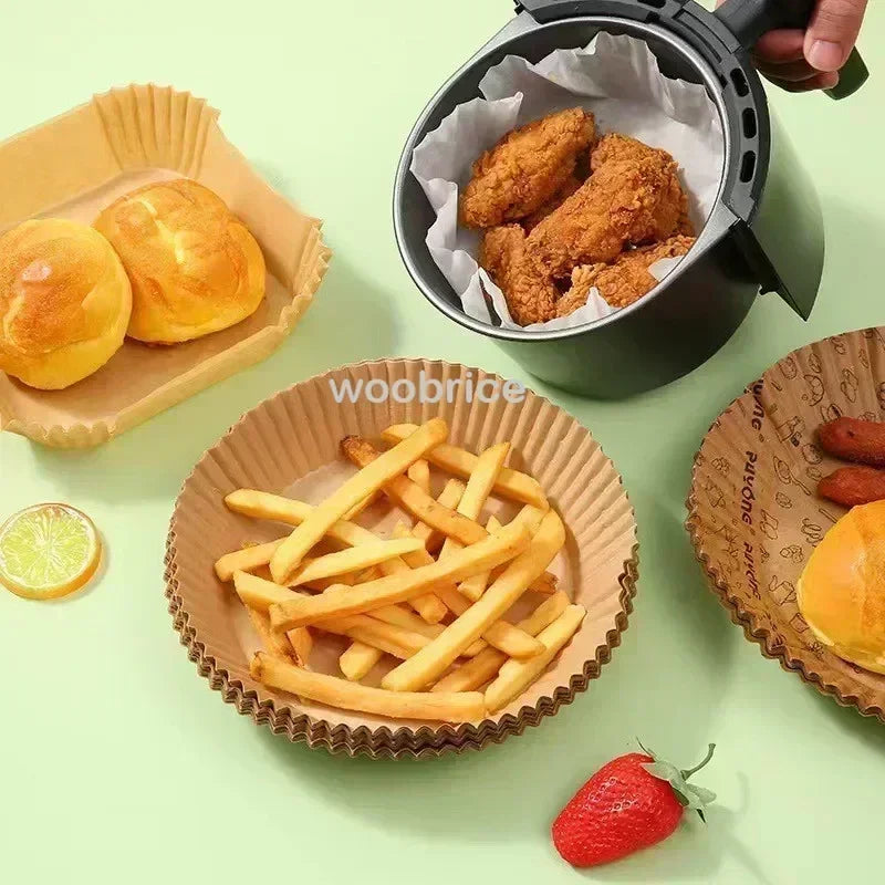 Air Fryer Liner Fryer Air Accessories Aerogrill Parchment Disposable Liner Non-Stick Parchment Baking Oven Paper Accessories