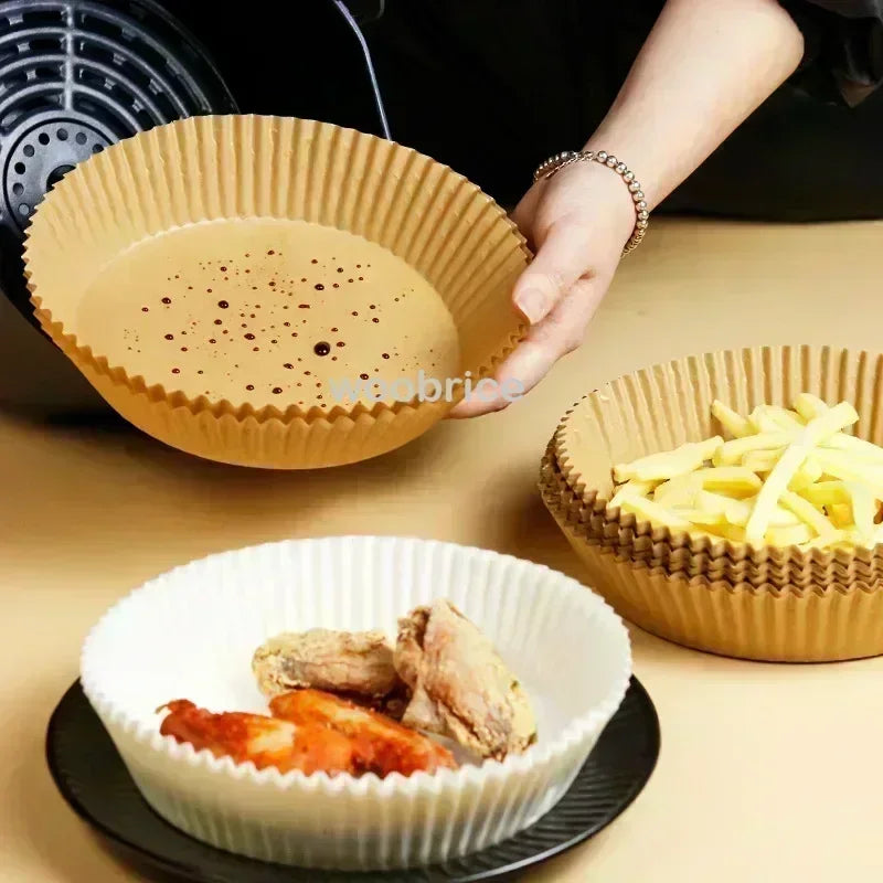 Air Fryer Liner Fryer Air Accessories Aerogrill Parchment Disposable Liner Non-Stick Parchment Baking Oven Paper Accessories