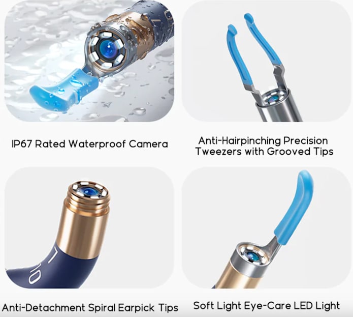 Wireless Ear Wax Removal Kits Cleaner with Camera
