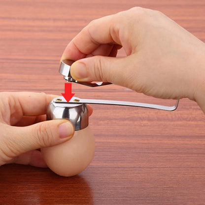 Egg Topper Cutter Metal Egg Scissors Boiled Raw Opener Creative Kitchen Tool Gadgets Accessories Cool Gadgets, Stainless Steel