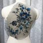 Lace, 3D Embroidered Sewing On Patches For Clothing Flower Lace Patch Wedding Party Gown Bridal Dress Fabric Appliques DIY Repair