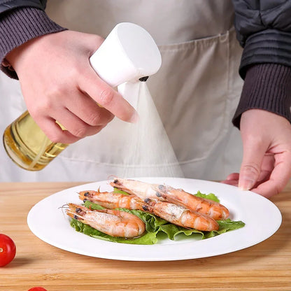 1PC 200ml Oil Spray Bottle Kitchen Cooking Olive Oil Dispenser Camping BBQ Baking Vinegar Soy Sauce Sprayer Containers