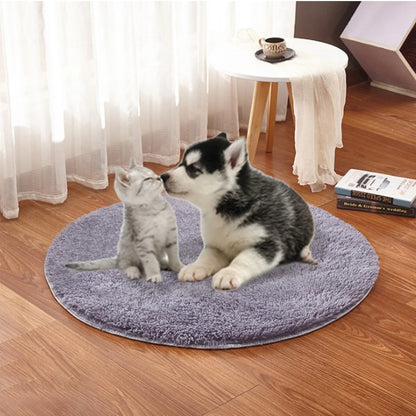 Electric Usb Mat Constant Temperature Pet Bed Blanket Puppy Heater Portable Cat Winter Sleep Roud Cushion Dog Heating Plush Pad