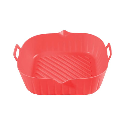 Air Fryer Inserts, Square Silicone, Air Fryer Pot, Air Fryer Liners, Reusable, Air Fryer Accessories, Oven Microwave Accessories