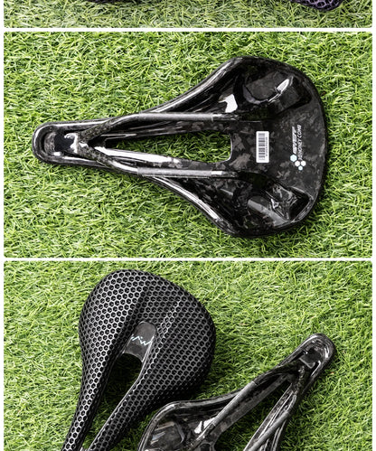 RYET 3D Printed Bike Carbon Saddle 140mm SuperLight 165g Road MTB Racing Saddles Bicycle Seat Cushion Cycling Seating Parts