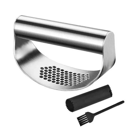 Upgraded Stainless Steel Garlic Press Squeezer