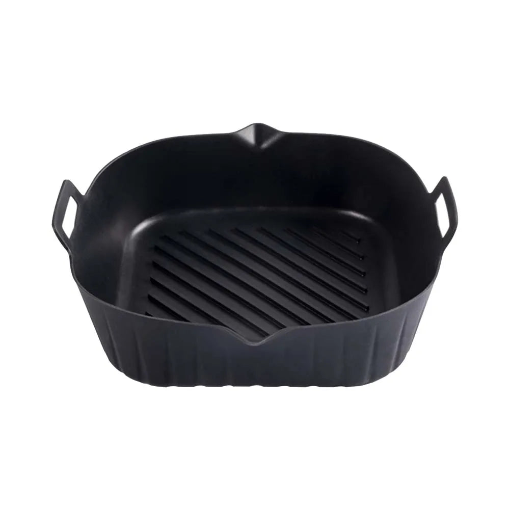 Air Fryer Inserts, Square Silicone, Air Fryer Pot, Air Fryer Liners, Reusable, Air Fryer Accessories, Oven Microwave Accessories
