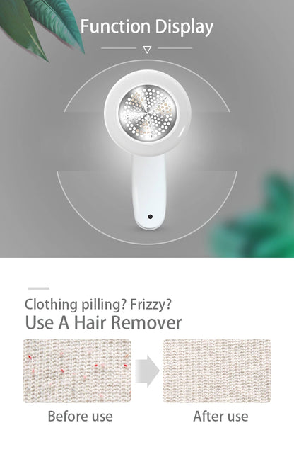 Portable Electric Lint Remover or lint roller From Sweater Clothes Hair Ball Trimmer Fuzz Pellet Cut Fluff Machine Fabric Shaver Home Appliance