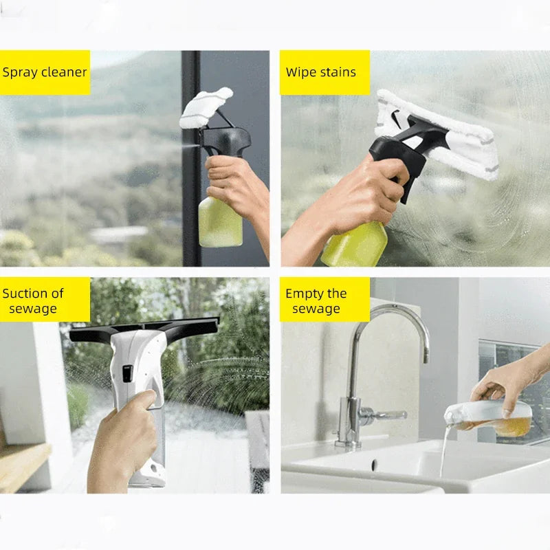 Karcher Limpia Cristal Ventanas Window Cleaner Robot Limpiacristales Elektryczna Myjka Do Okiencar Hogar Cleaning Tool Suction