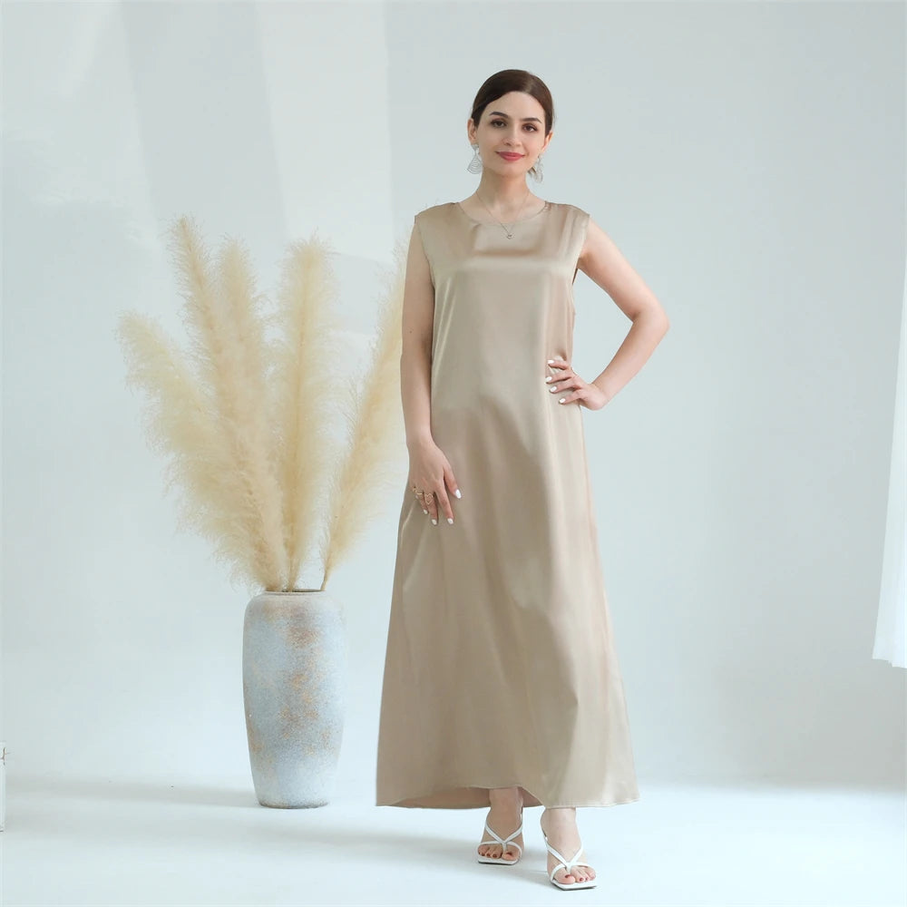 White Ramadan African Dresses Islamic Clothing For Women Dubai Abaya Turkey Arabic Muslim Dress Robe Musulmane Femme Vestidos