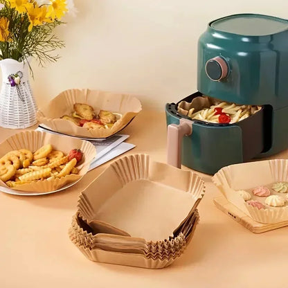Air Fryer Liner Fryer Air Accessories Aerogrill Parchment Disposable Liner Non-Stick Parchment Baking Oven Paper Accessories