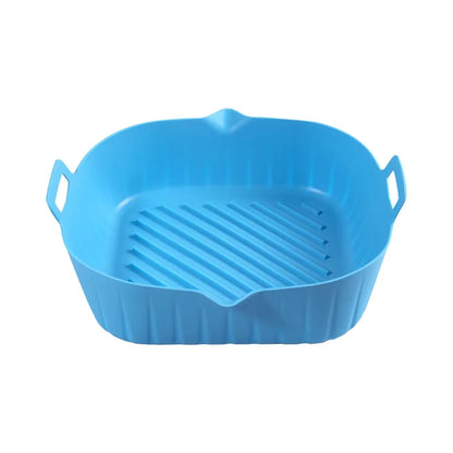 Air Fryer Inserts, Square Silicone, Air Fryer Pot, Air Fryer Liners, Reusable, Air Fryer Accessories, Oven Microwave Accessories