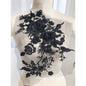 Lace, 3D Embroidered Sewing On Patches For Clothing Flower Lace Patch Wedding Party Gown Bridal Dress Fabric Appliques DIY Repair