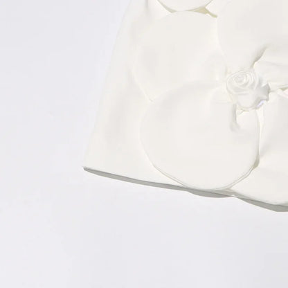 GPBD Sexy Halter Off The Shoulder Florals Bodycon Mini  White Women Dress Nightclub Party Celebrate Birthday Cocktail  Dresses