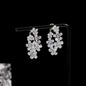 French Style Small Fragrance Pink Wheat Ear Lovehigh-end Feeling Light Luxury Zircon Earrings for Girls.