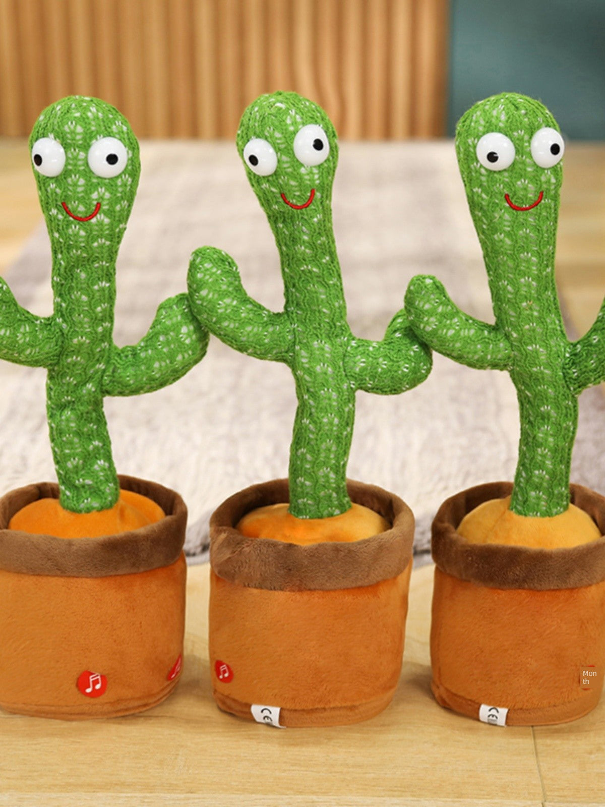 Talking Dancing Swing Cactus Toy Sand Carving