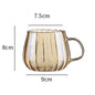 Coffee Teapot, Glass Kettle Pots Teapot Kawaii Color Pumpkin Thermal Water Bottle 1000ml with Cup Moka Pot Home Appliance Kitchen Accessories