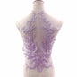 Embroidered Lace Applique Sewing Flower Fabric Collar Patch For Wedding Party Gown Bridal Dress Clothes DIY Crafts