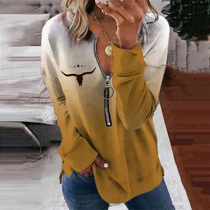 Wolf Hoodies Women Fashion Zipper Hoodies Vintage Animal Sweatshirt Zip Up Hoodie Oversized Sudaderas Crewneck Coats Ladies