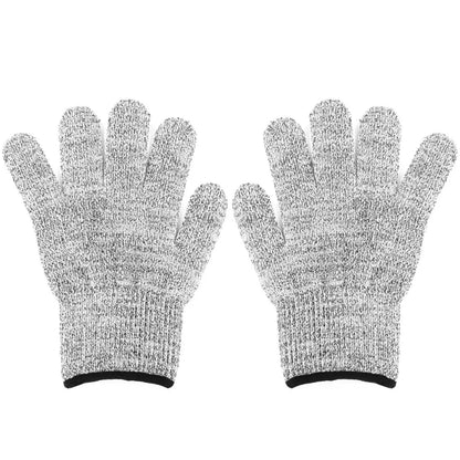 Grade 5 Cut Resistant Gloves Kitchen HPPE Scratch Resistant Glass Cutting Safety Protection for Gardeners Building Cutting Glove