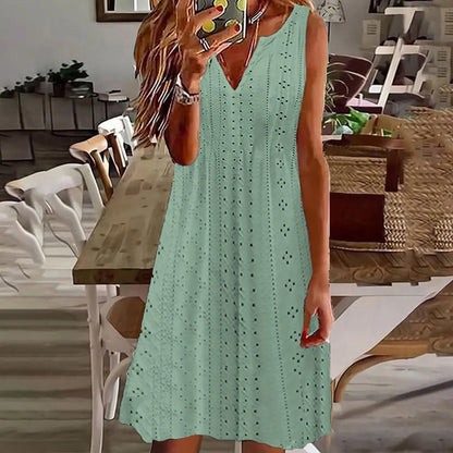 Large Hem V-Neck Suspender Dress Women Fashion Off Shoulder Sleeveless White Dresses 2024 Casual Female Party Vestidos