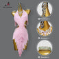 Dance Dress, 2025 Latin Sexy Professional Women Ballroom Party Prom Short Skirt Girls Samba Line Sport Stage Wear Fringed Clothes