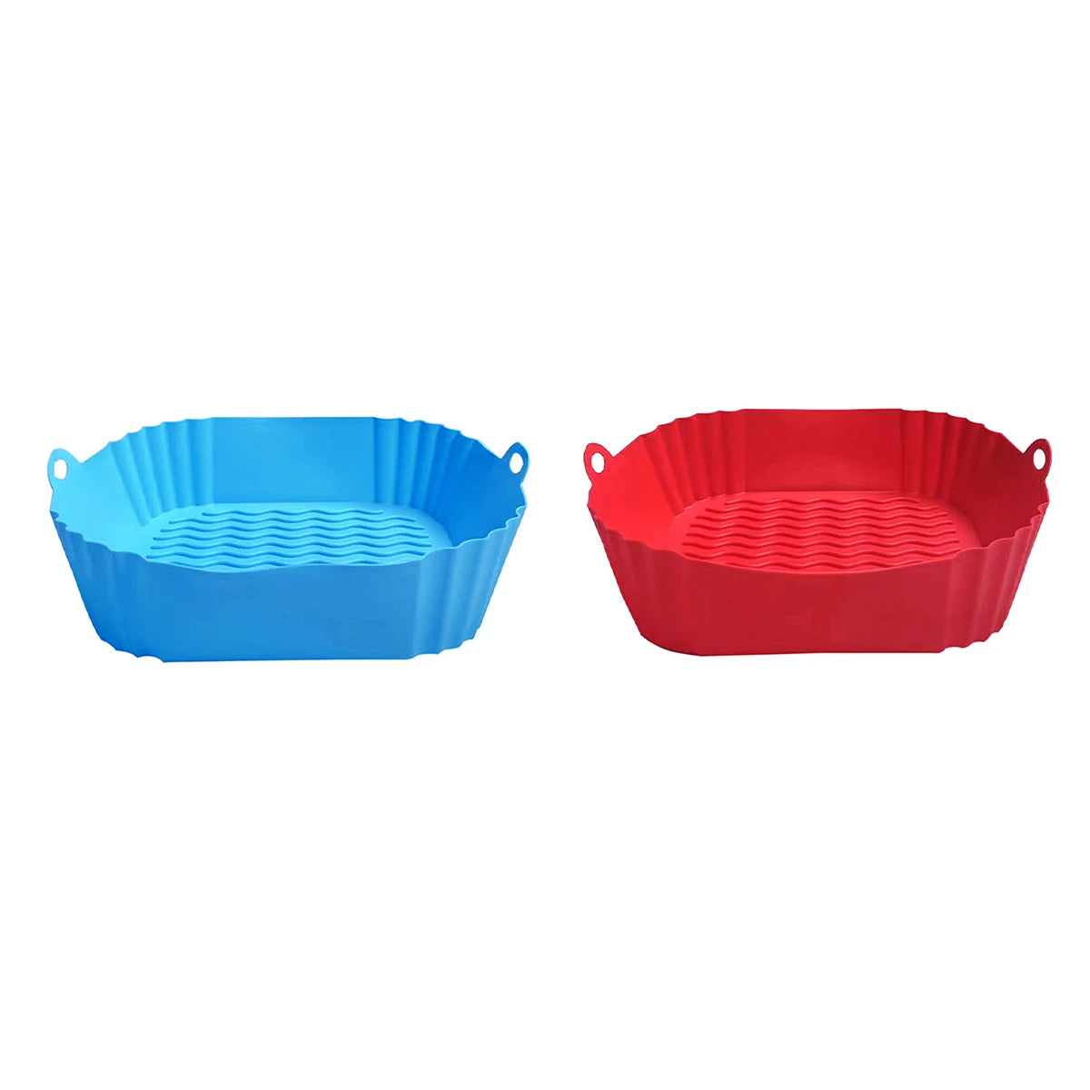 Air Fryer Inserts, Square Silicone, Air Fryer Pot, Air Fryer Liners, Reusable, Air Fryer Accessories, Oven Microwave Accessories