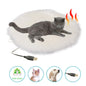 Electric Usb Mat Constant Temperature Pet Bed Blanket Puppy Heater Portable Cat Winter Sleep Roud Cushion Dog Heating Plush Pad