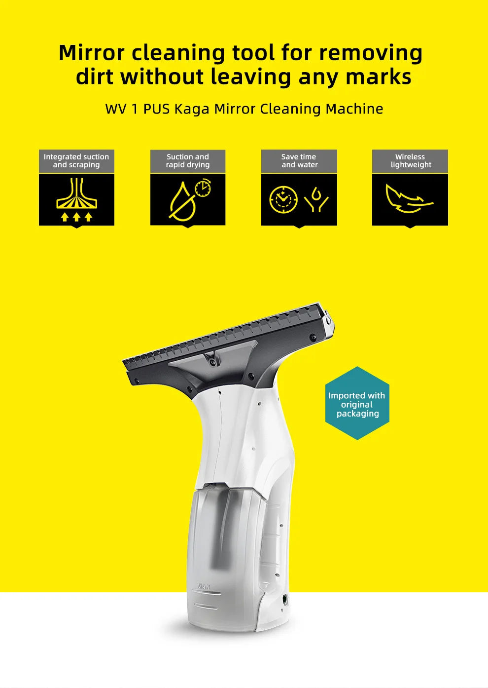 Karcher Limpia Cristal Ventanas Window Cleaner Robot Limpiacristales Elektryczna Myjka Do Okiencar Hogar Cleaning Tool Suction