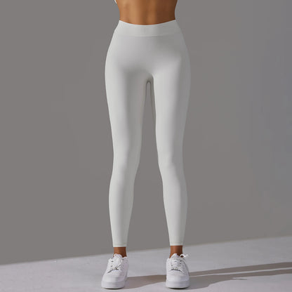 Women Fitness Leggings Workout Gym Running Scrunch Leggings Sexy Back V High Waist Trousers Jogging