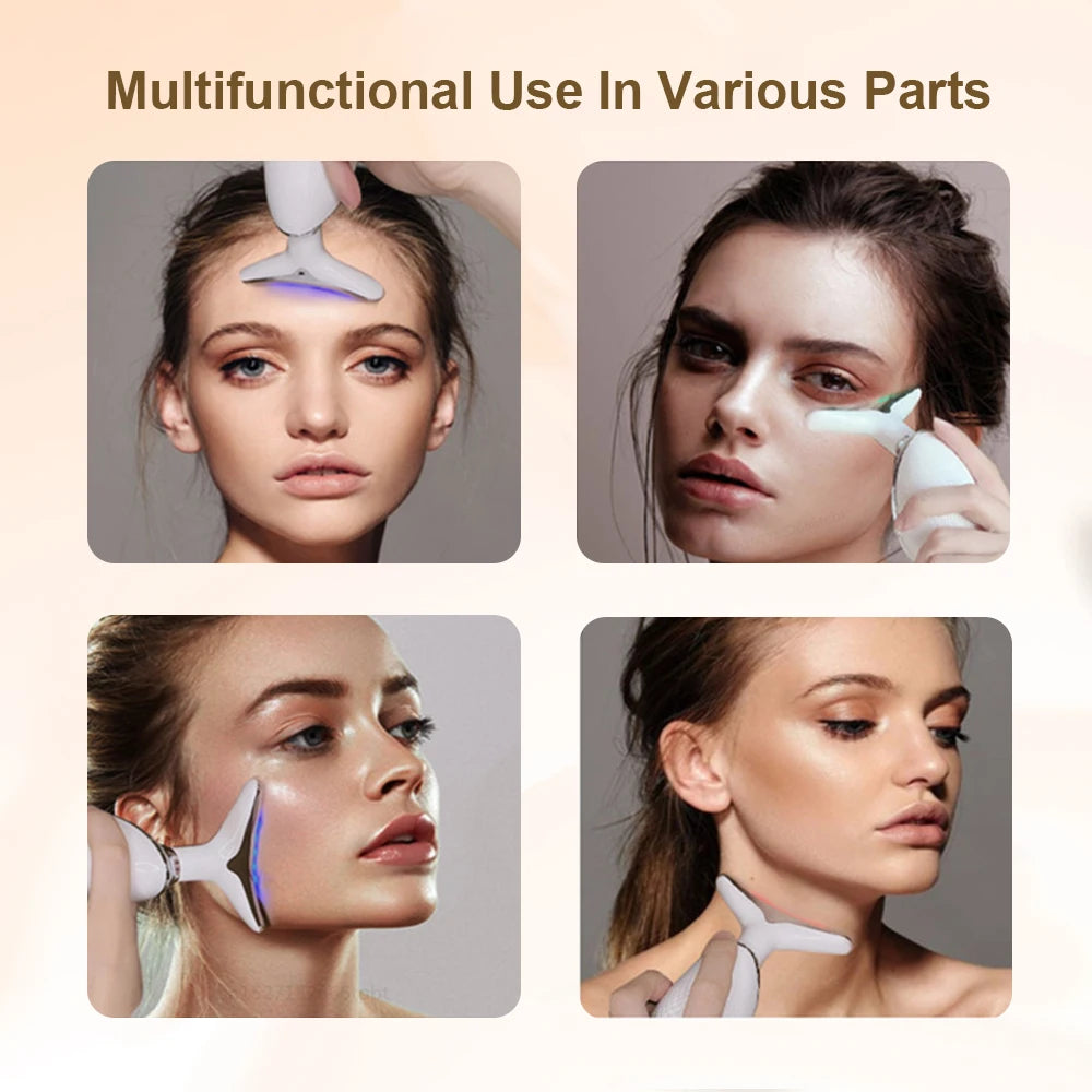 Face Neck Massager for Women, Skin Care Beauty Machine, Effectively Anti-Aging, Tighten Skin, Eliminate Wrinkles