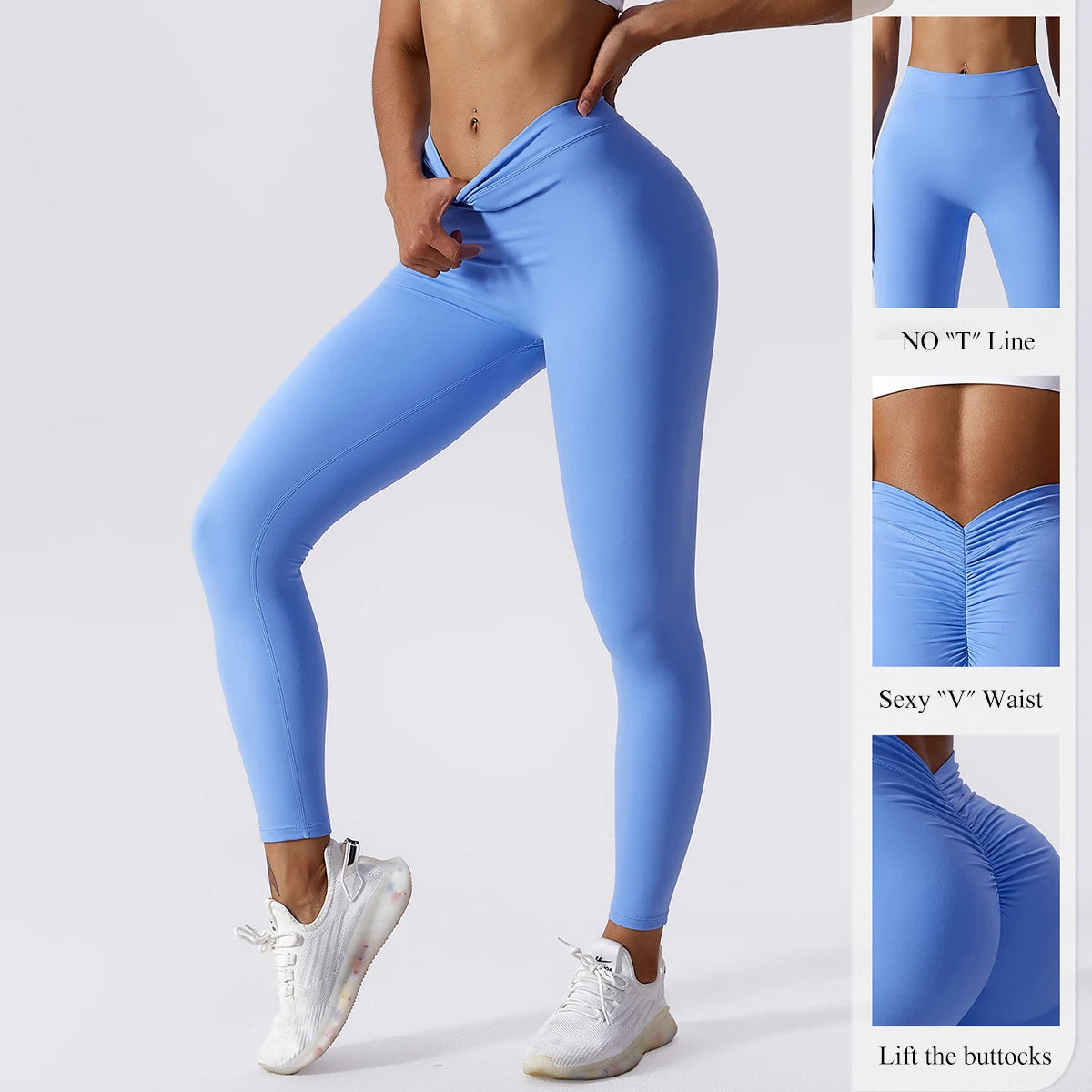 Sexy Back V High Waist Trousers Jogging