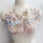 Lace, 3D Embroidered Sewing On Patches For Clothing Flower Lace Patch Wedding Party Gown Bridal Dress Fabric Appliques DIY Repair