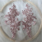 Lace, 1 Pair Flower Sew Wedding Lace Patches Embroidery Applique Repair For Wedding Dresses 25*12cm