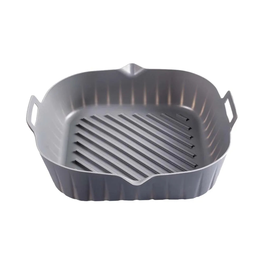 Air Fryer Inserts, Square Silicone, Air Fryer Pot, Air Fryer Liners, Reusable, Air Fryer Accessories, Oven Microwave Accessories
